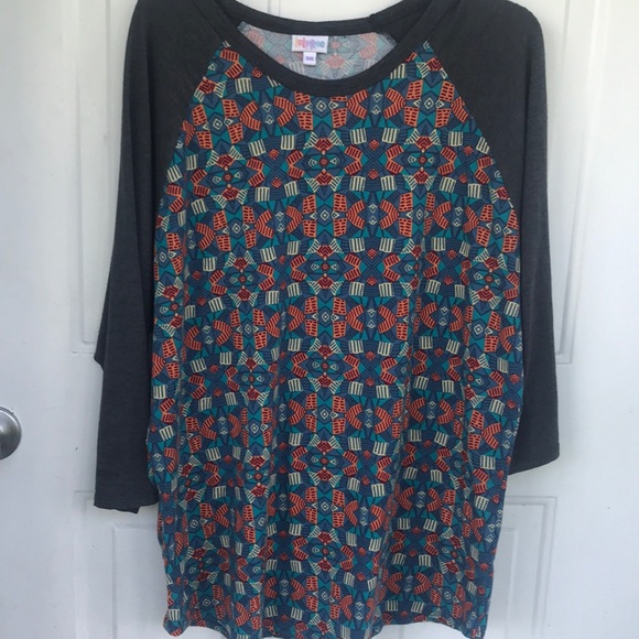 LULAROE Tops - 🍉 3/$20 LULAROE 3X 3/4 sleeve top